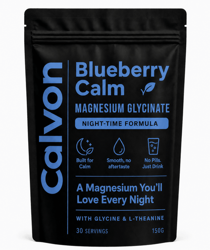 Blueberry Calm | Magnesium Glycinate Night - Time Formula - Calvon