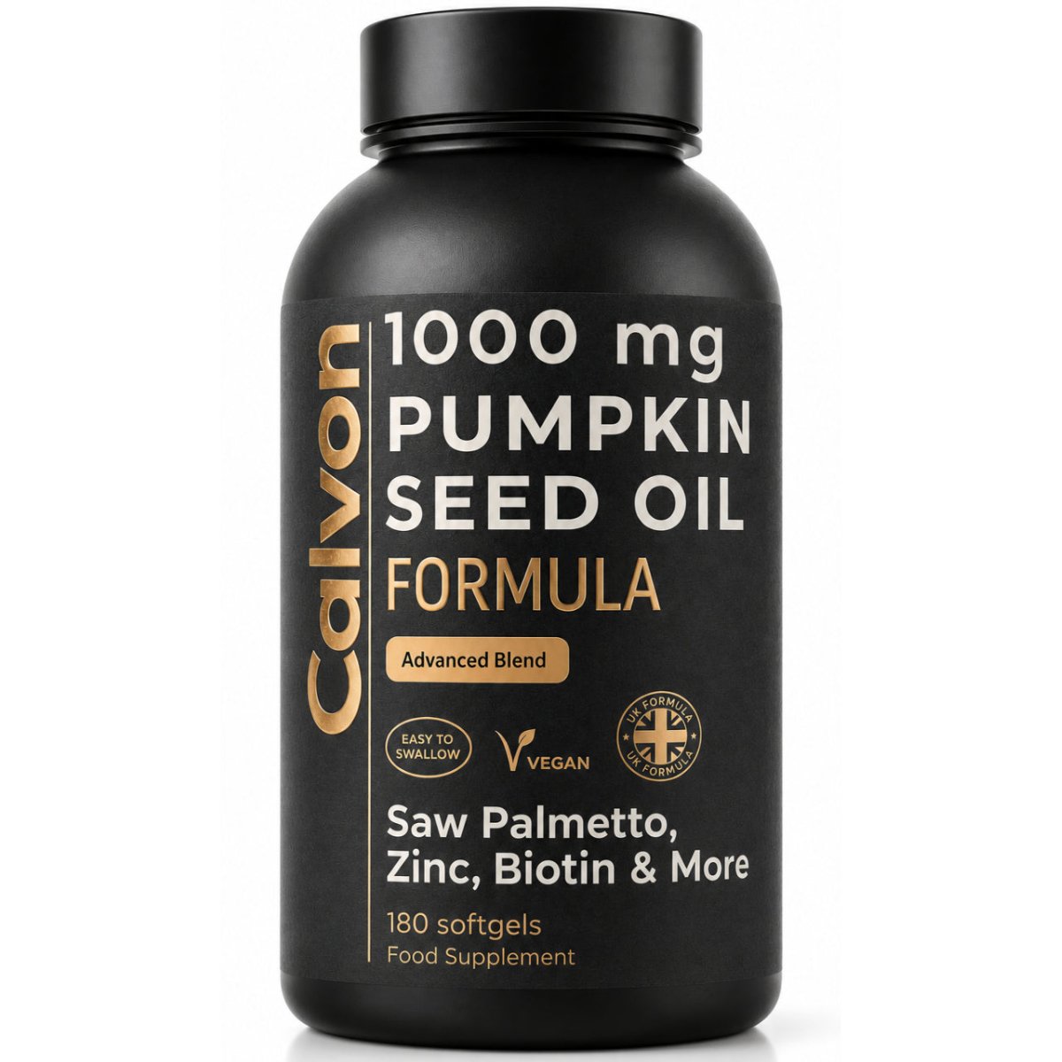 Pumpkin Seed Oil and Saw Palmetto Capsules Formula - Calvon